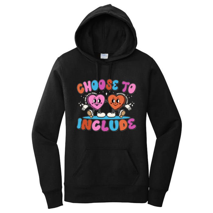 Retro Choose To Include Women's Pullover Hoodie