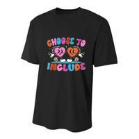 Retro Choose To Include Youth Performance Sprint T-Shirt