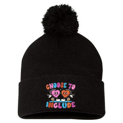 Retro Choose To Include Pom Pom 12in Knit Beanie