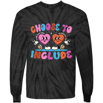 Retro Choose To Include Tie-Dye Long Sleeve Shirt