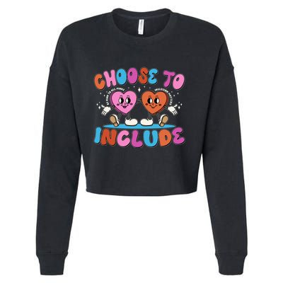 Retro Choose To Include Cropped Pullover Crew