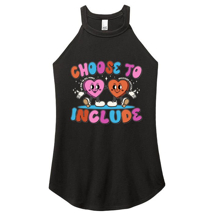Retro Choose To Include Women's Perfect Tri Rocker Tank