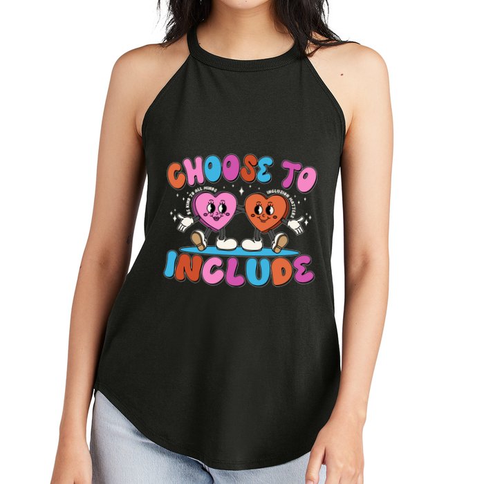 Retro Choose To Include Women's Perfect Tri Rocker Tank