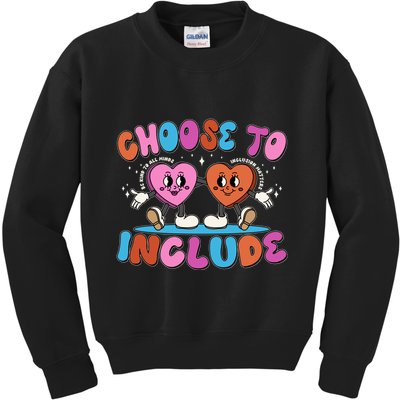 Retro Choose To Include Kids Sweatshirt