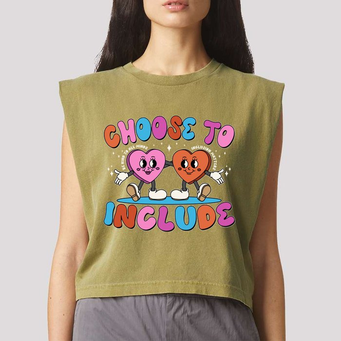 Retro Choose To Include Garment-Dyed Women's Muscle Tee
