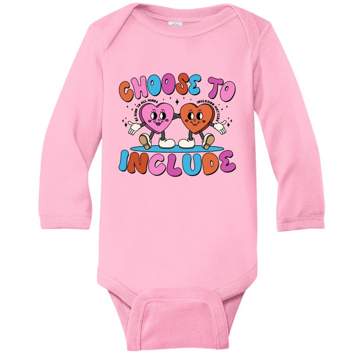 Retro Choose To Include Baby Long Sleeve Bodysuit