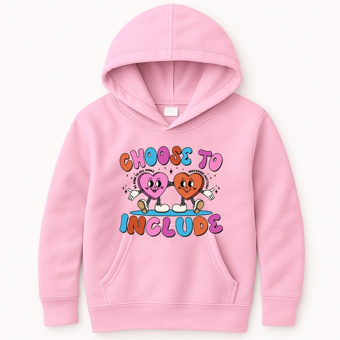 Retro Choose To Include Kids Hoodie