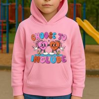 Retro Choose To Include Kids Hoodie