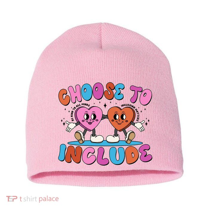 Retro Choose To Include Short Acrylic Beanie