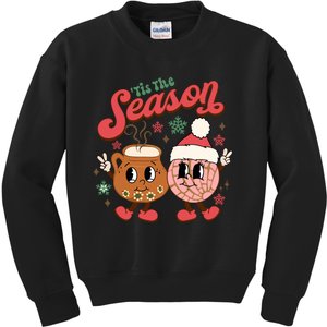 Retro Christmas Tis The Season Mexican Christmas Spanish Kids Sweatshirt