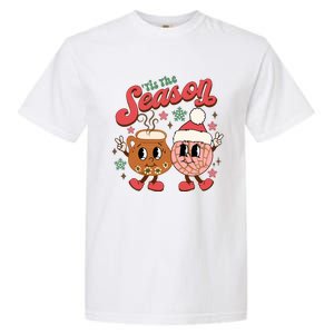 Retro Christmas Tis The Season Mexican Christmas Spanish Garment-Dyed Heavyweight T-Shirt