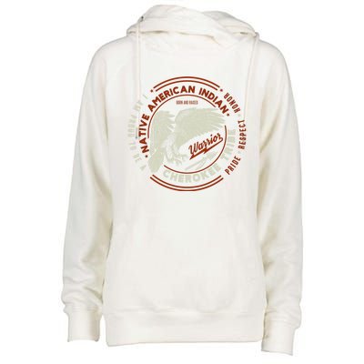 Respect Cherokee Tribe Native American Indian I Am Proud Gift Womens Funnel Neck Pullover Hood