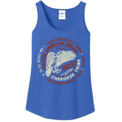 Respect Cherokee Tribe Native American Indian I Am Proud Gift Ladies Essential Tank