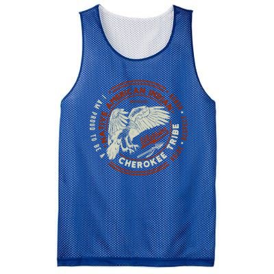 Respect Cherokee Tribe Native American Indian I Am Proud Gift Mesh Reversible Basketball Jersey Tank