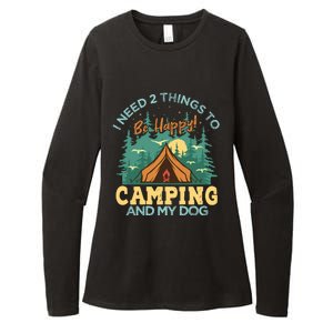 Retro Camping T Womens CVC Long Sleeve Shirt