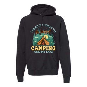 Retro Camping T Premium Hoodie