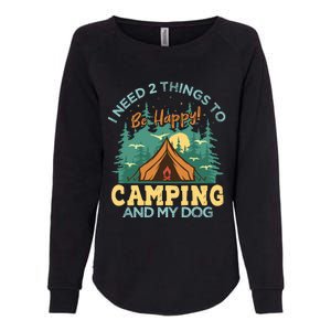 Retro Camping T Womens California Wash Sweatshirt