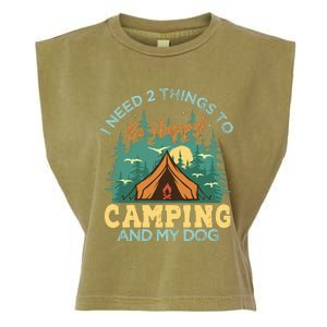 Retro Camping T Garment-Dyed Women's Muscle Tee