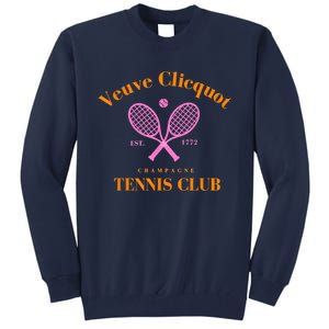 Retro Champagne Tennis Club Tall Sweatshirt