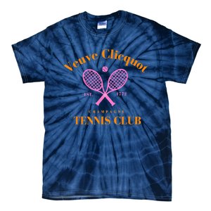 Retro Champagne Tennis Club Tie-Dye T-Shirt