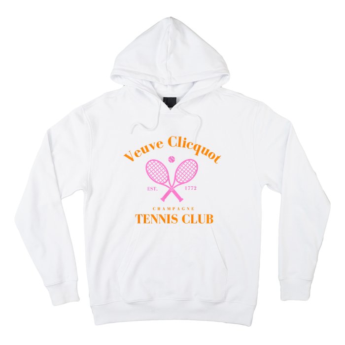 Retro Champagne Tennis Club Hoodie