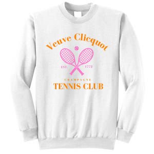 Retro Champagne Tennis Club Sweatshirt