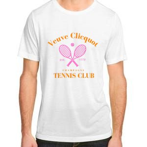 Retro Champagne Tennis Club Adult ChromaSoft Performance T-Shirt