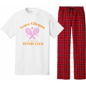 Retro Champagne Tennis Club Pajama Set