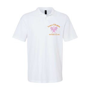 Retro Champagne Tennis Club Softstyle Adult Sport Polo