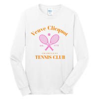 Retro Champagne Tennis Club Tall Long Sleeve T-Shirt