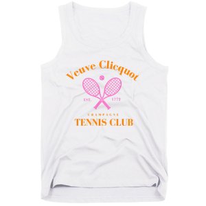 Retro Champagne Tennis Club Tank Top