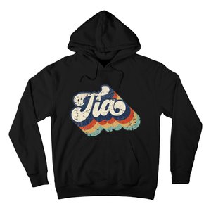 Retro Cute Tia For Auntie Best Tia Ever Aunt Hoodie