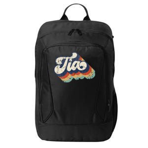 Retro Cute Tia For Auntie Best Tia Ever Aunt City Backpack