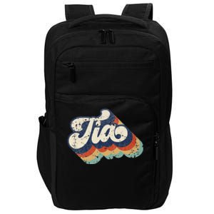 Retro Cute Tia For Auntie Best Tia Ever Aunt Impact Tech Backpack