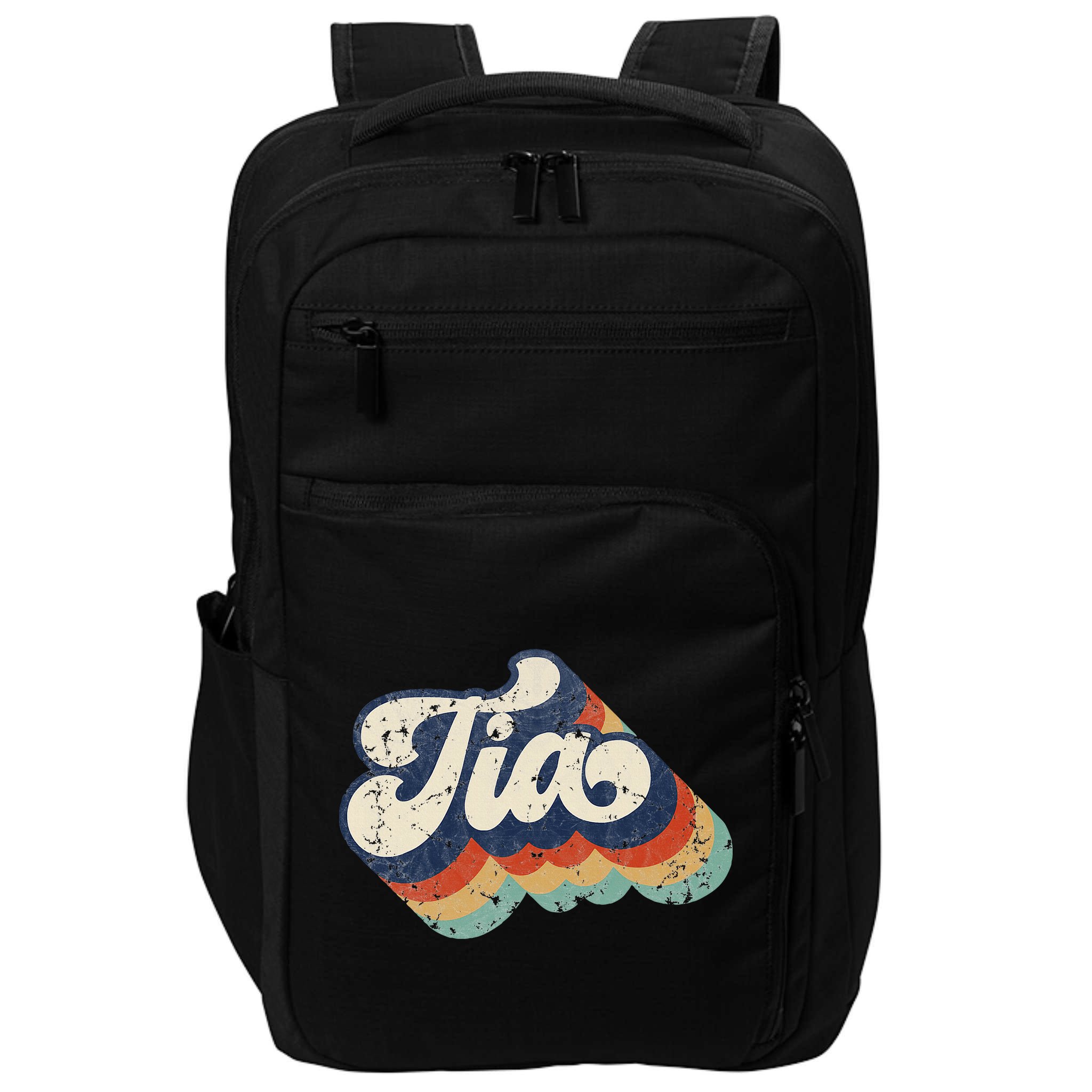 Retro Cute Tia For Auntie Best Tia Ever Aunt Impact Tech Backpack