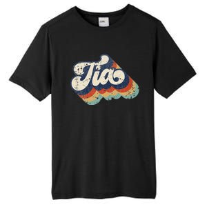 Retro Cute Tia For Auntie Best Tia Ever Aunt Tall Fusion ChromaSoft Performance T-Shirt