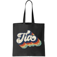 Retro Cute Tia For Auntie Best Tia Ever Aunt Tote Bag