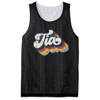 Retro Cute Tia For Auntie Best Tia Ever Aunt Mesh Reversible Basketball Jersey Tank