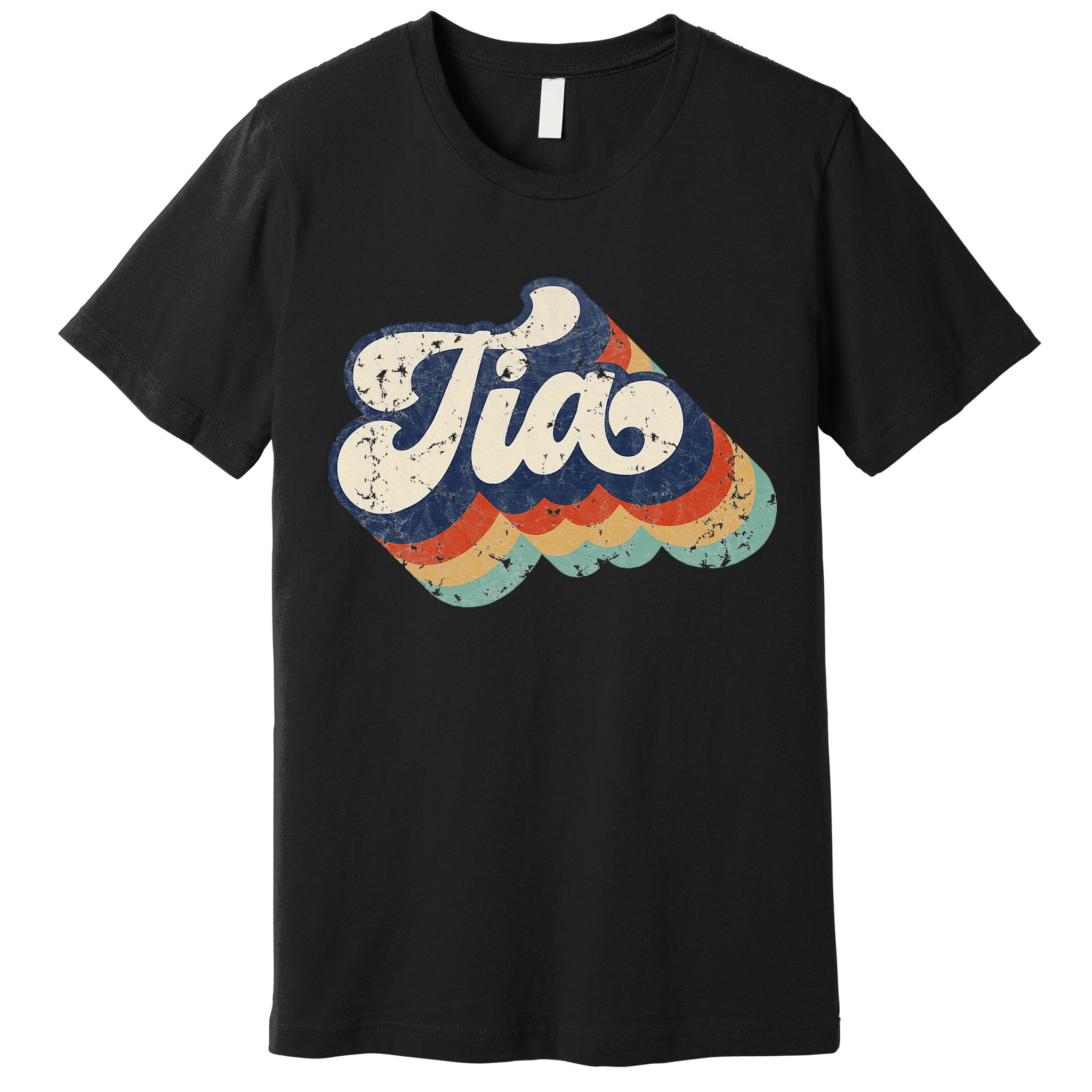 Retro Cute Tia For Auntie Best Tia Ever Aunt Premium T-Shirt