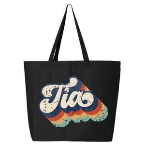 Retro Cute Tia For Auntie Best Tia Ever Aunt 25L Jumbo Tote