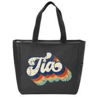 Retro Cute Tia For Auntie Best Tia Ever Aunt Zip Tote Bag