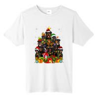 Rottweiler Christmas Tree Lights Santa Hat Holiday Costume Tall Fusion ChromaSoft Performance T-Shirt