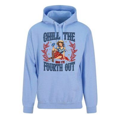 Retro Chill The Fourth Out Since 1776 Unisex Surf Hoodie