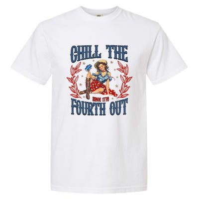 Retro Chill The Fourth Out Since 1776 Garment-Dyed Heavyweight T-Shirt