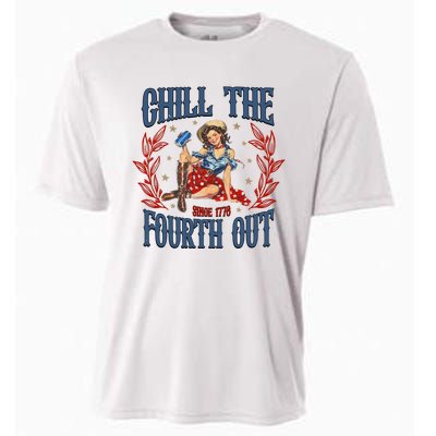 Retro Chill The Fourth Out Since 1776 Cooling Performance Crew T-Shirt