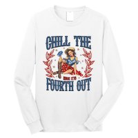 Retro Chill The Fourth Out Since 1776 Long Sleeve Shirt