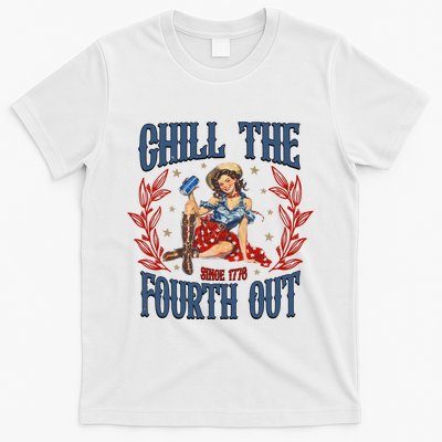 Retro Chill The Fourth Out Since 1776 T-Shirt