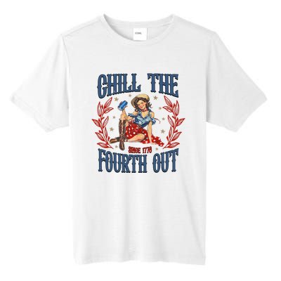 Retro Chill The Fourth Out Since 1776 Tall Fusion ChromaSoft Performance T-Shirt