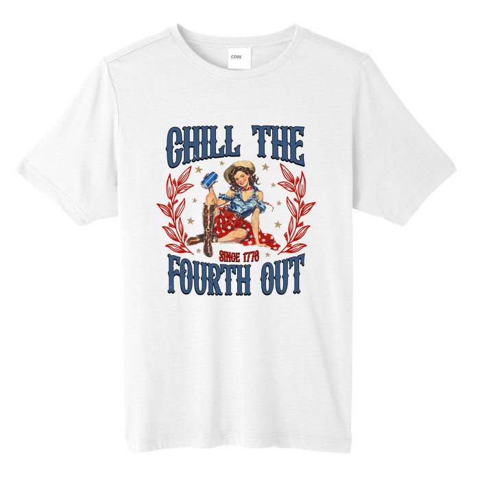 Retro Chill The Fourth Out Since 1776 Tall Fusion ChromaSoft Performance T-Shirt