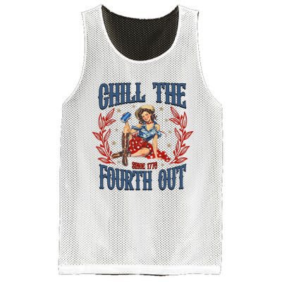 Retro Chill The Fourth Out Since 1776 Mesh Reversible Basketball Jersey Tank